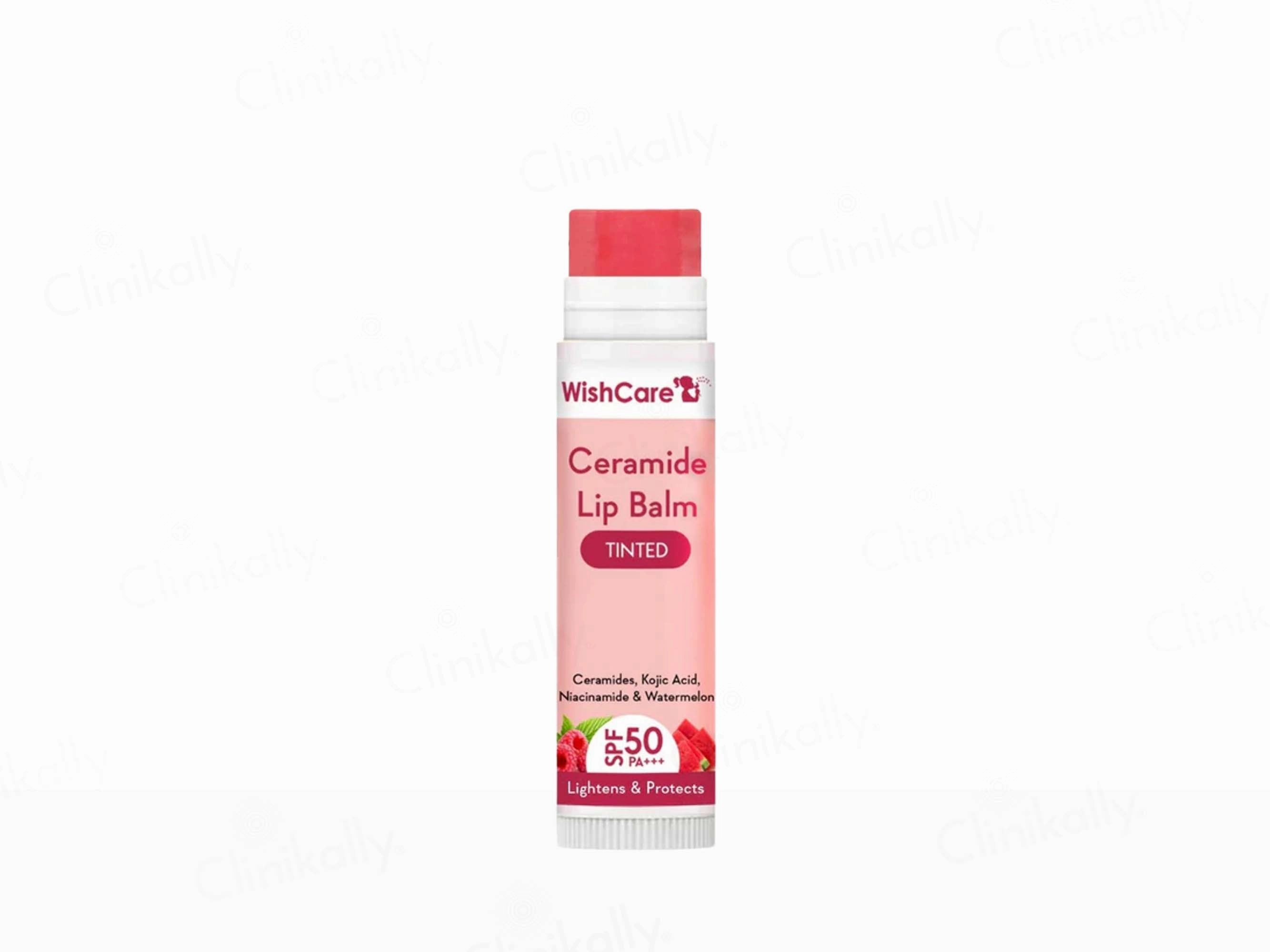 WishCare Ceramide Lip Balm - Tinted SPF 50 PA   