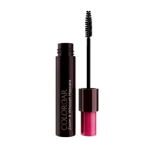 Zoom and Whoosh Waterproof Mascara for Flake-Proof, Smudge-Proof Lash Finish - Voluminous - 001 Black Sin - 0.3 oz